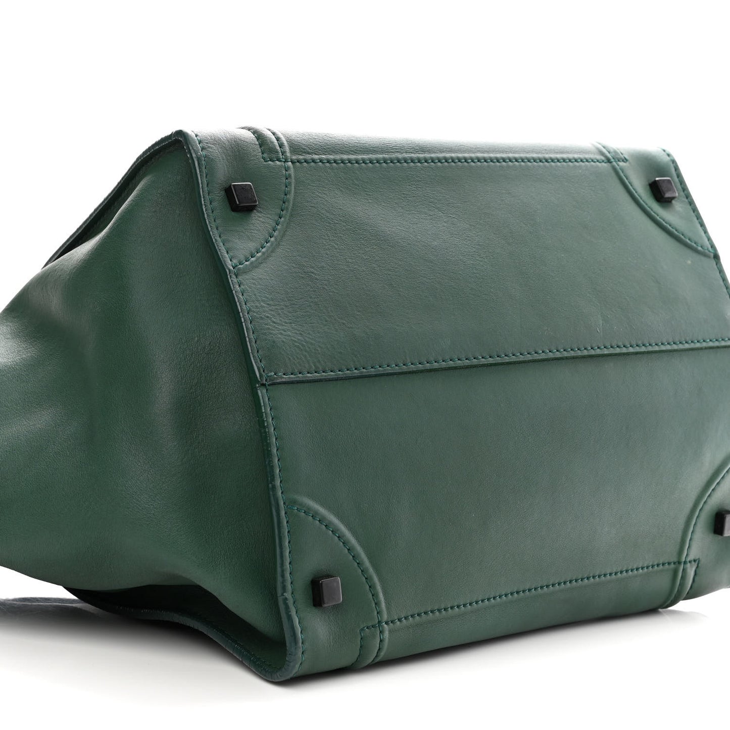 Supple Calfskin Medium Phantom Luggage Emerald
