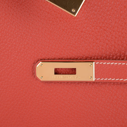 Hermes Togo Kelly Retourne 35 Sanguine 9 of 17