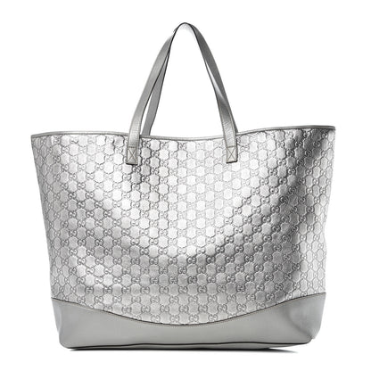 Gucci Guccissima Large Tote Silver 1 of 9