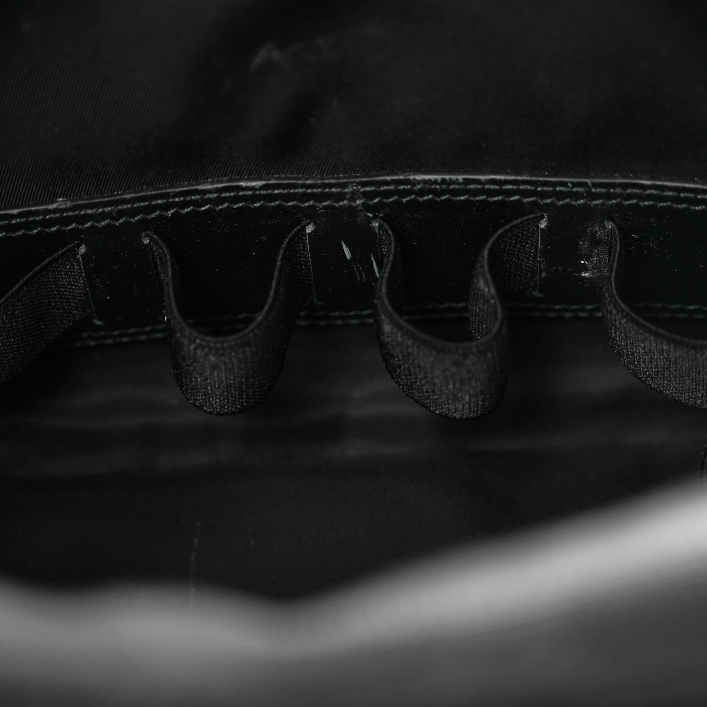 GG Supreme Monogram Toiletry Case Black Grey