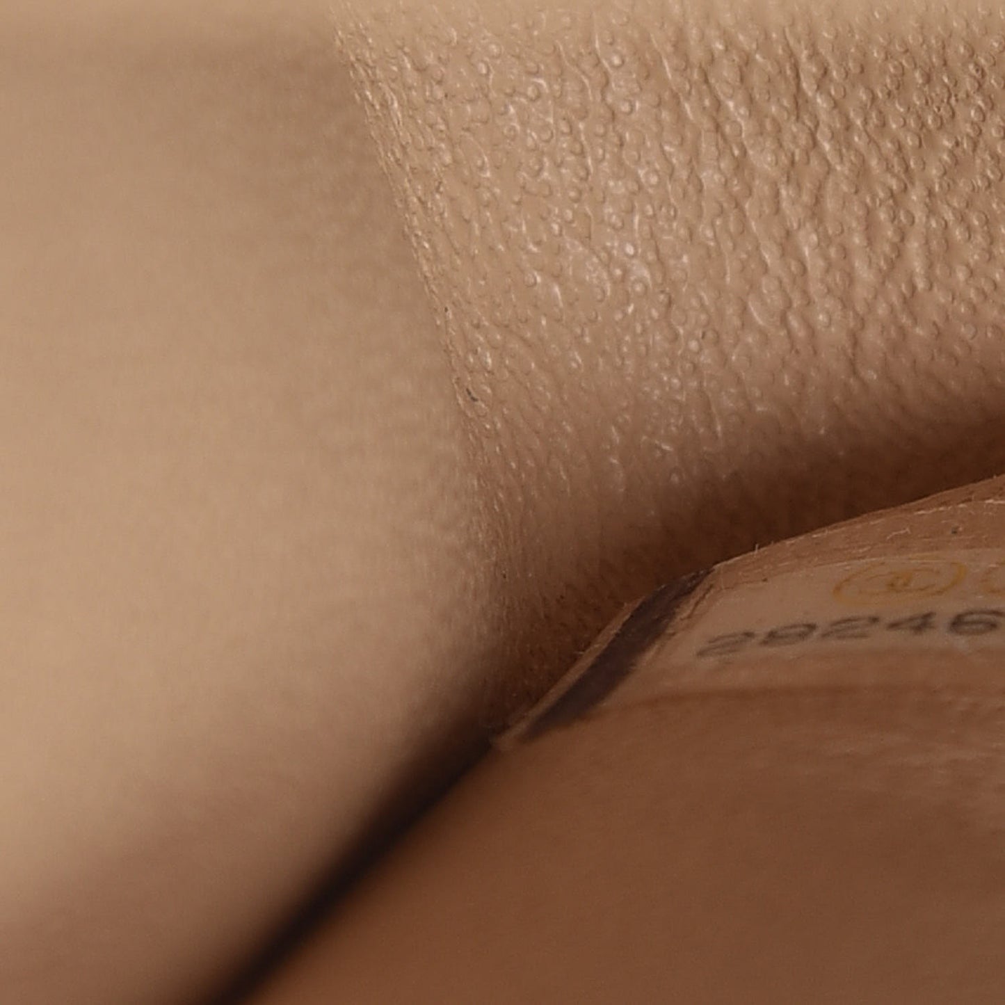 Caviar Quilted Medium Double Flap Beige