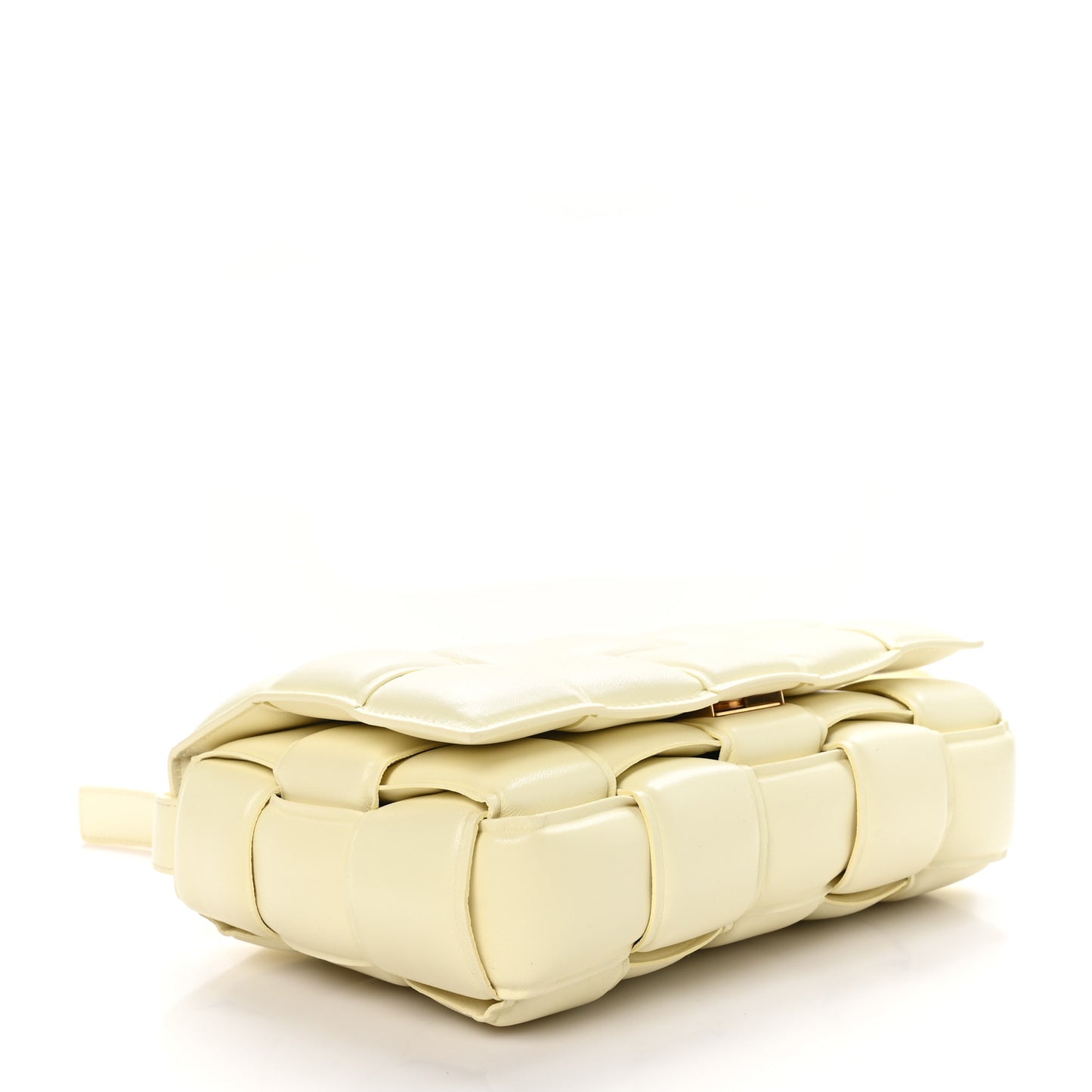 Nappa Maxi Intreccio Padded Cassette Crossbody Bag Zest