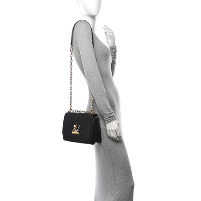 Louis Vuitton Epi Twist Shoulder Bag MM Black 2 of 9