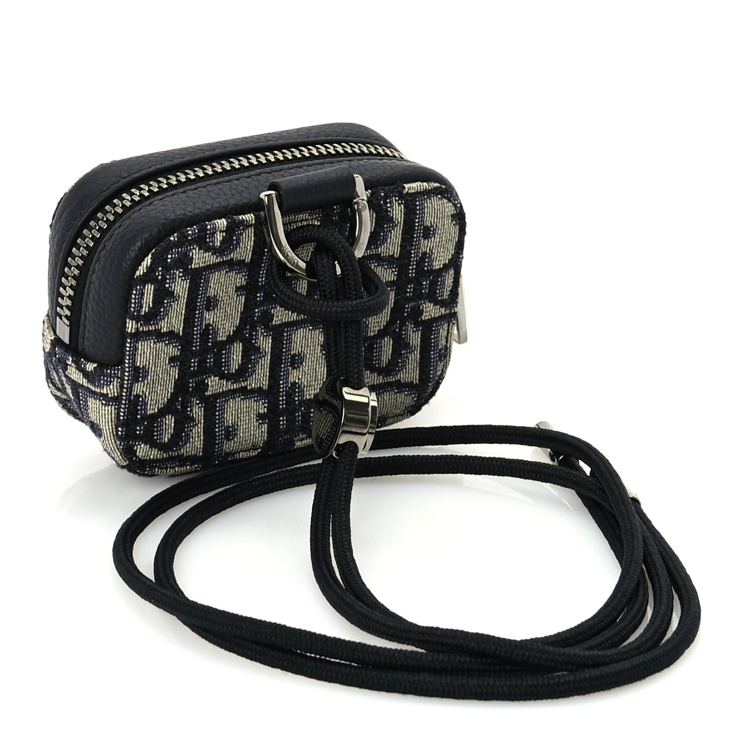 Christian Dior Oblique D-Touch Nano Horizontal Pouch Blue 2 of 9
