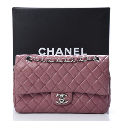 Chanel Lambskin Quilted Medium Double Flap Pink 15 of 15