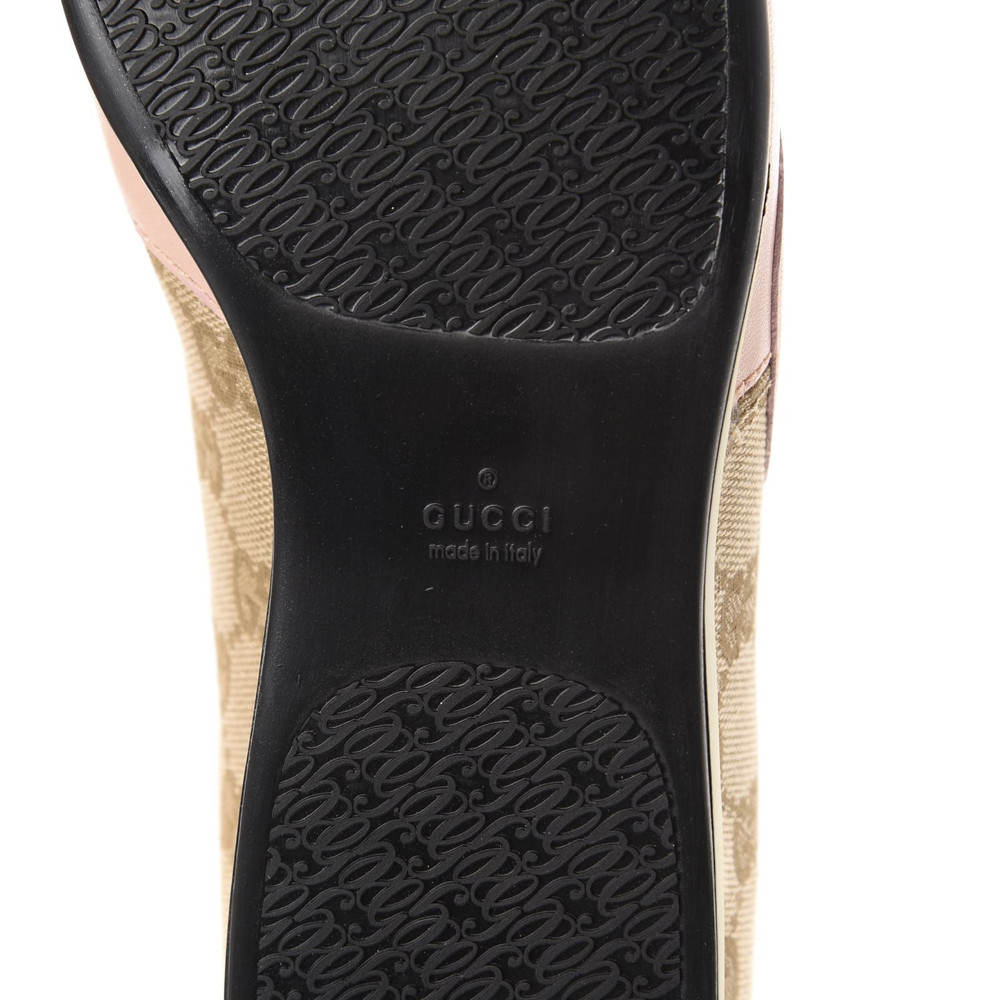 Monogram Nappa Interlocking G Sneakers 37 New Sand Rose Dragea