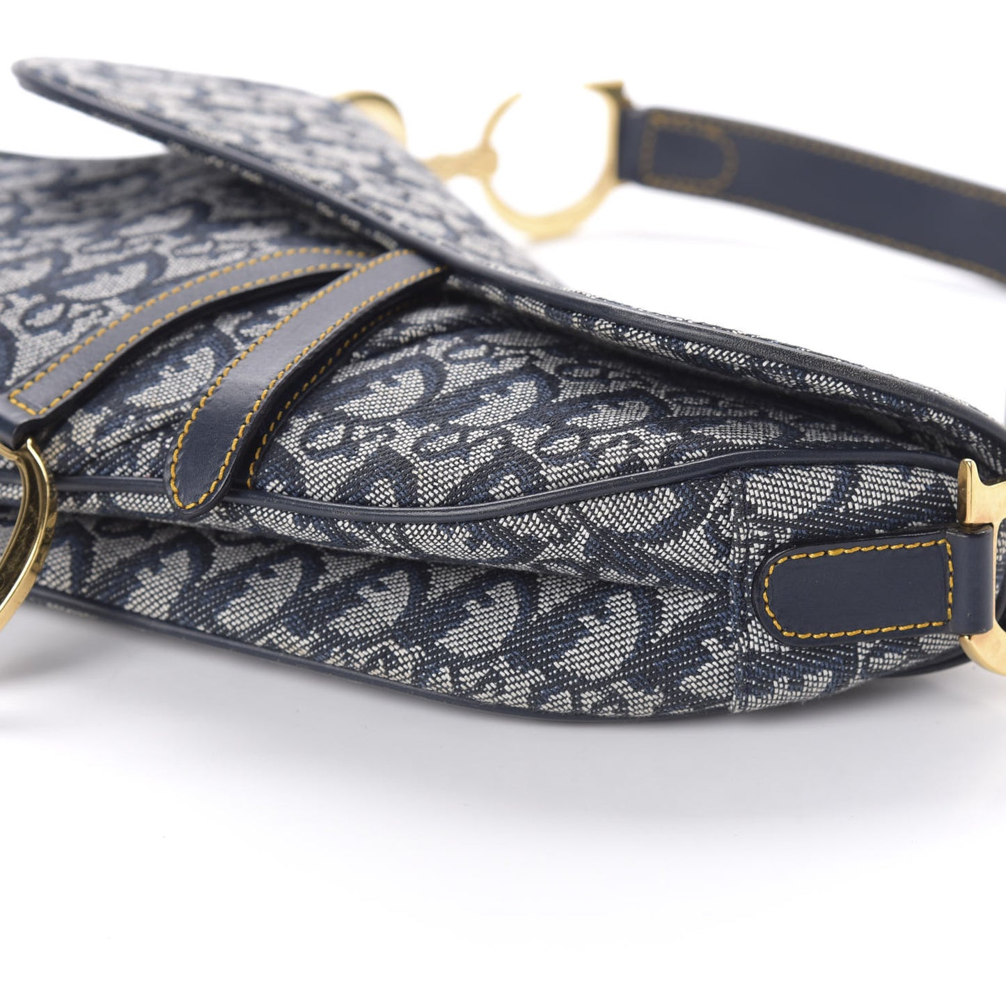 Monogram Saddle Bag Blue