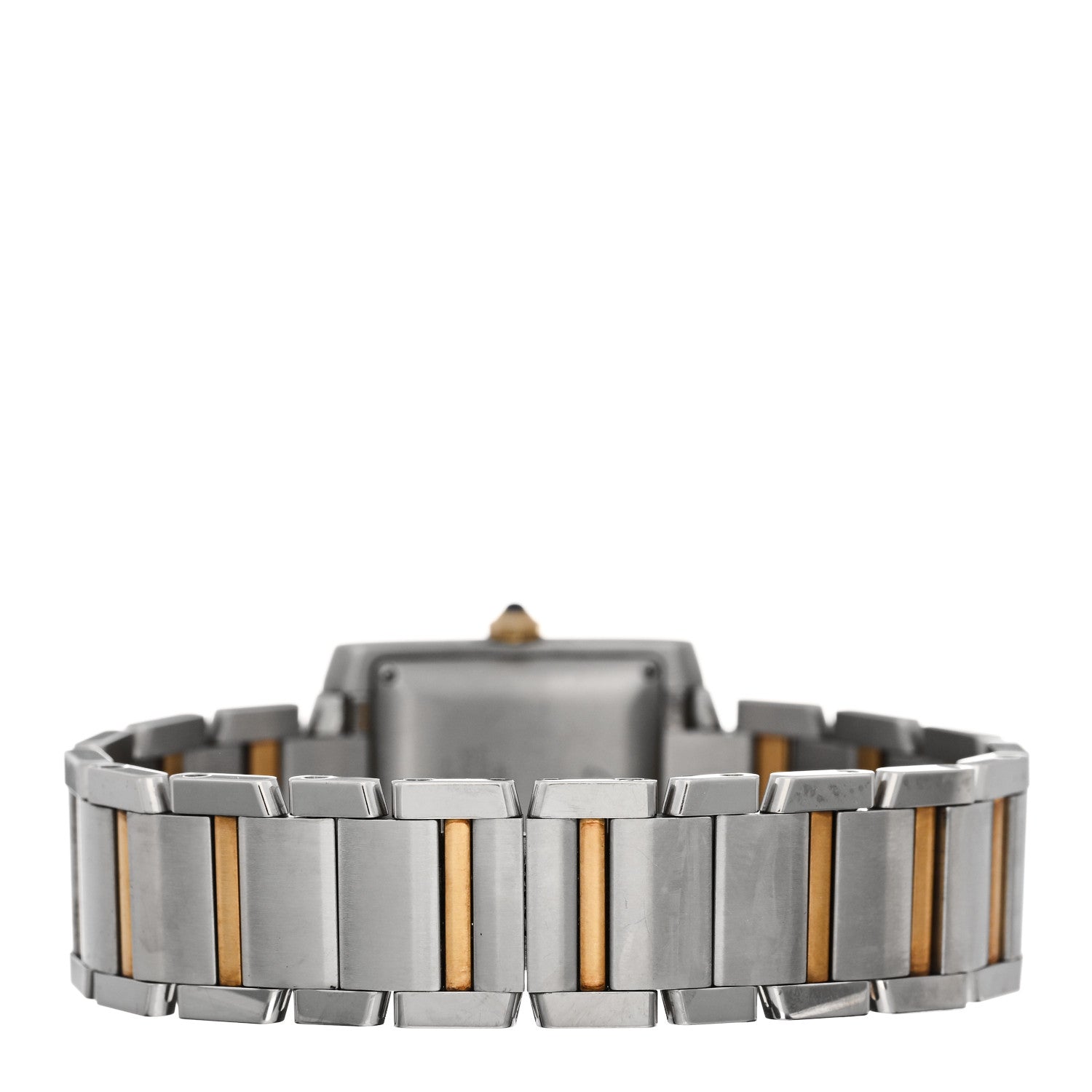 Cartier Stainless Steel 18K Yellow Gold 28mm Tank Francaise Automatic Watch 3 of 4