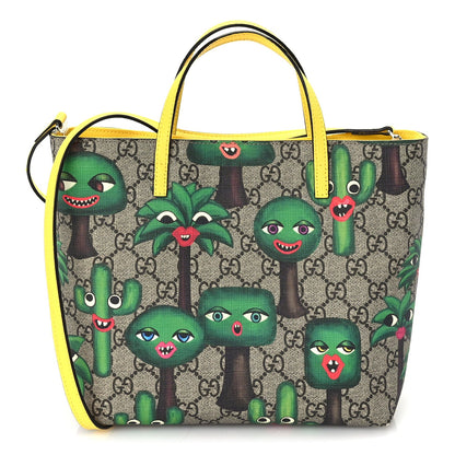 Gucci GG Supreme Monogram Smiling Plants Childrens Tote  Multicolor 1 of 9