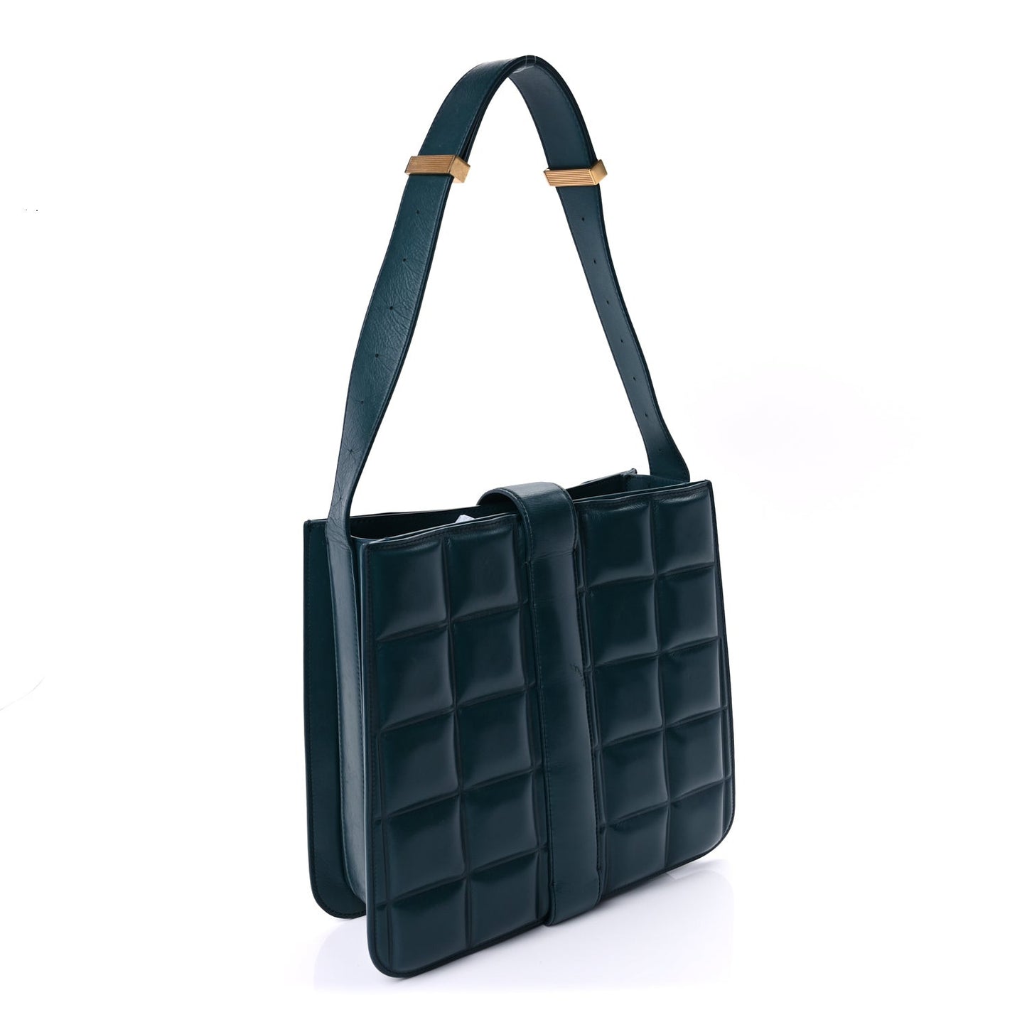 Nappa Maxi Intrecciato Padded Marie Bag  Ottanio