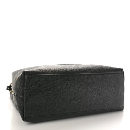 Gucci Pebbled Calfskin Medium Soho Chain Shoulder Bag Black 4 of 11