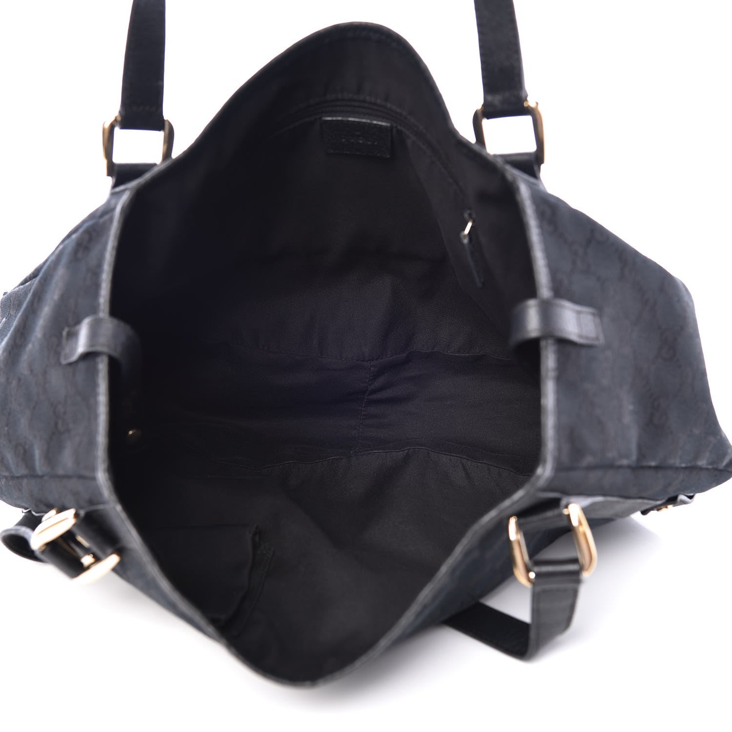 Gucci Monogram Medium Abbey Shoulder Bag Black 5 of 12