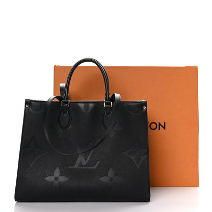 Louis Vuitton Empreinte Monogram Giant Onthego MM Black 10 of 10
