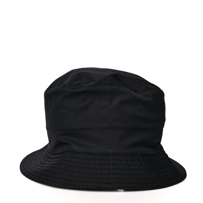 Hermes Polyester Nylon Motsch Bucket Hat 58 Black 3 of 7