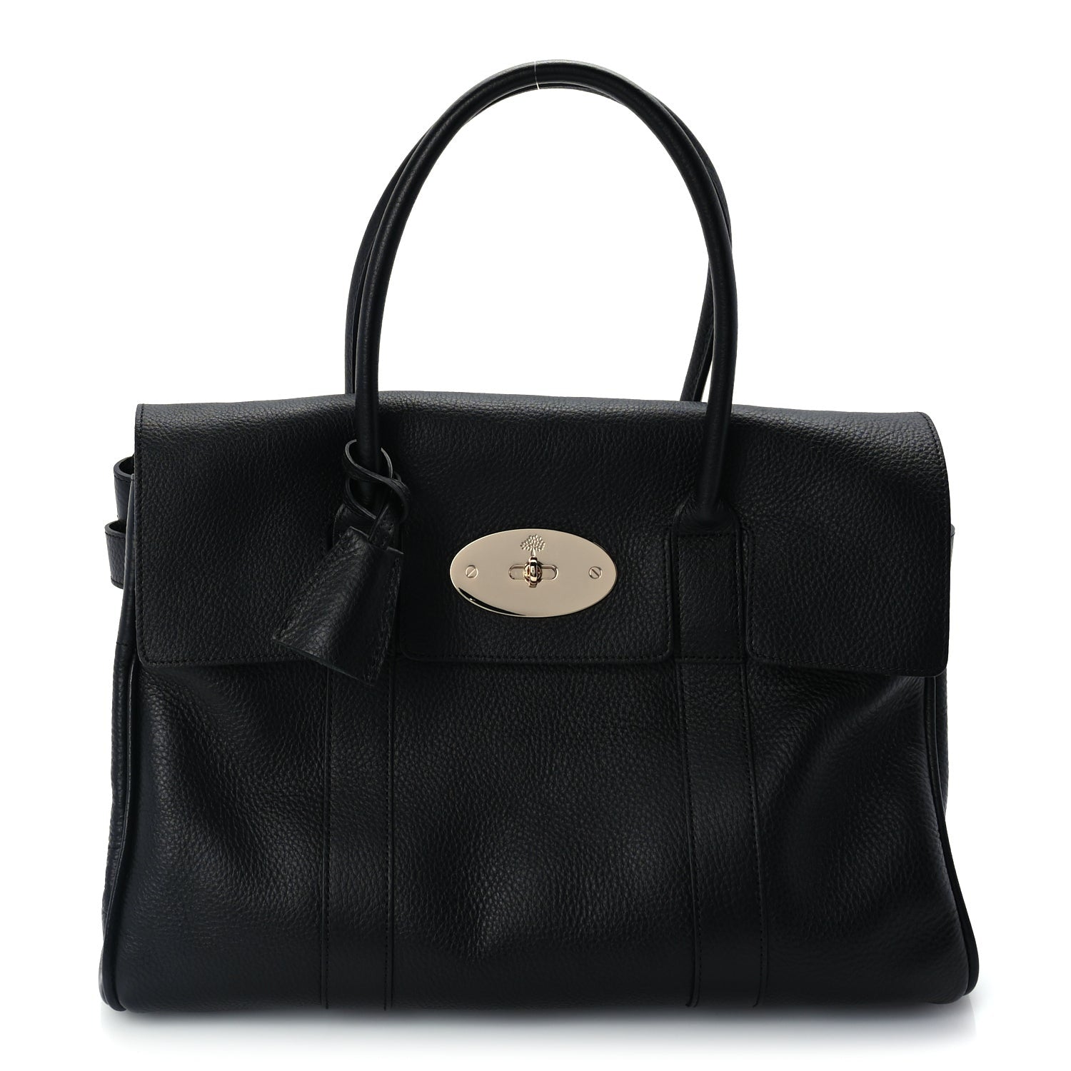 Mulberry Small Classic Grain Bayswater Black 1 of 8