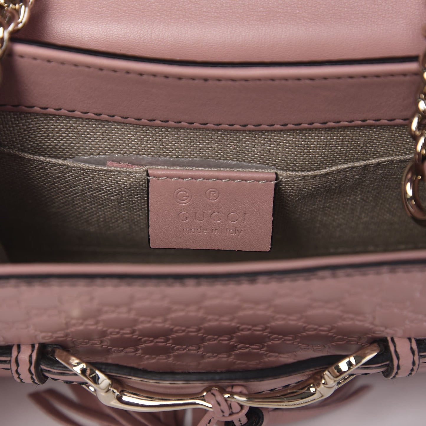 Microguccissima Mini Emily Shoulder Bag Soft Pink