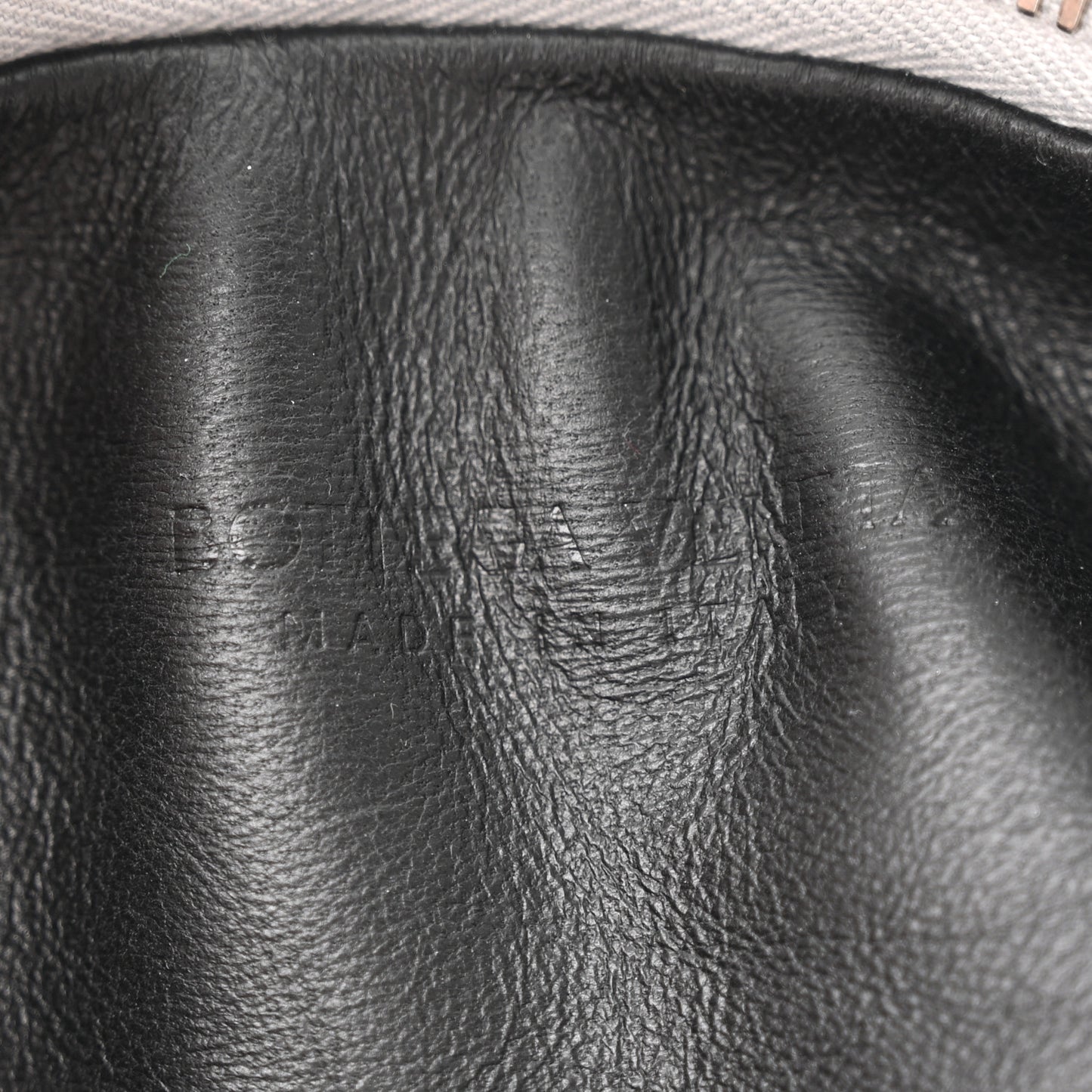 Metallic Nappa Intrecciato Mini Jodie Silver