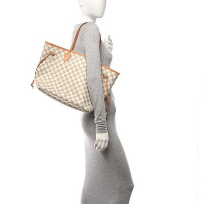 Louis Vuitton Damier Azur Neverfull MM 2 of 9