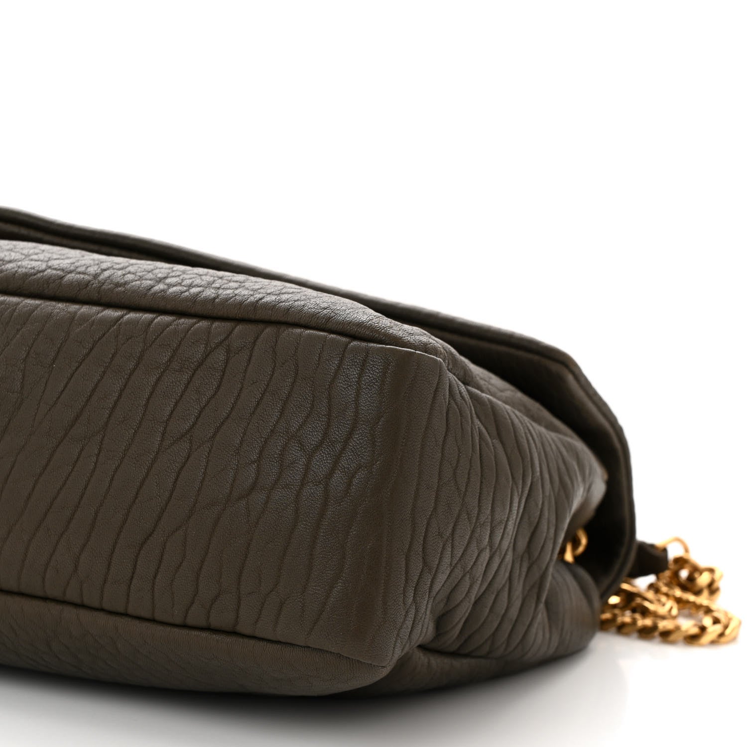 Saint Laurent Grained Lambskin Large Calypso Light Musk 10 of 11