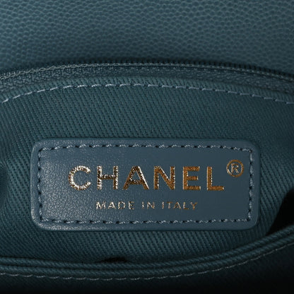 Chanel Caviar Chevron Quilted Mini Coco Handle Flap 7 of 11