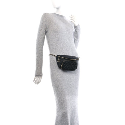 Chanel Caviar Quilted Business Affinity Waist Belt Bag Black 2 of 7