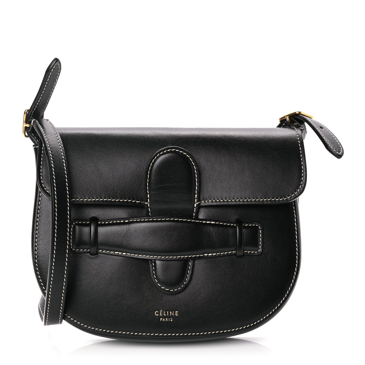 Celine Smooth Calfskin Mini Symmetrical Bag Black 1 of 8