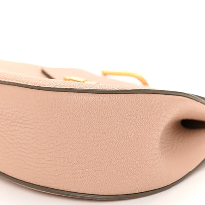 Chloe Grained Lambskin Mini Drew Shoulder Bag Cement Pink 9 of 9