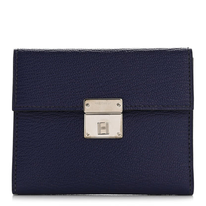 Hermes Chevre Mysore Mini Clic Card Holder Bleu Encre 1 of 7