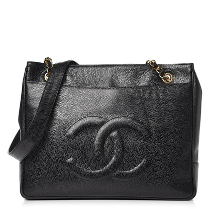 Chanel Caviar CC Shoulder Bag Black 1 of 16