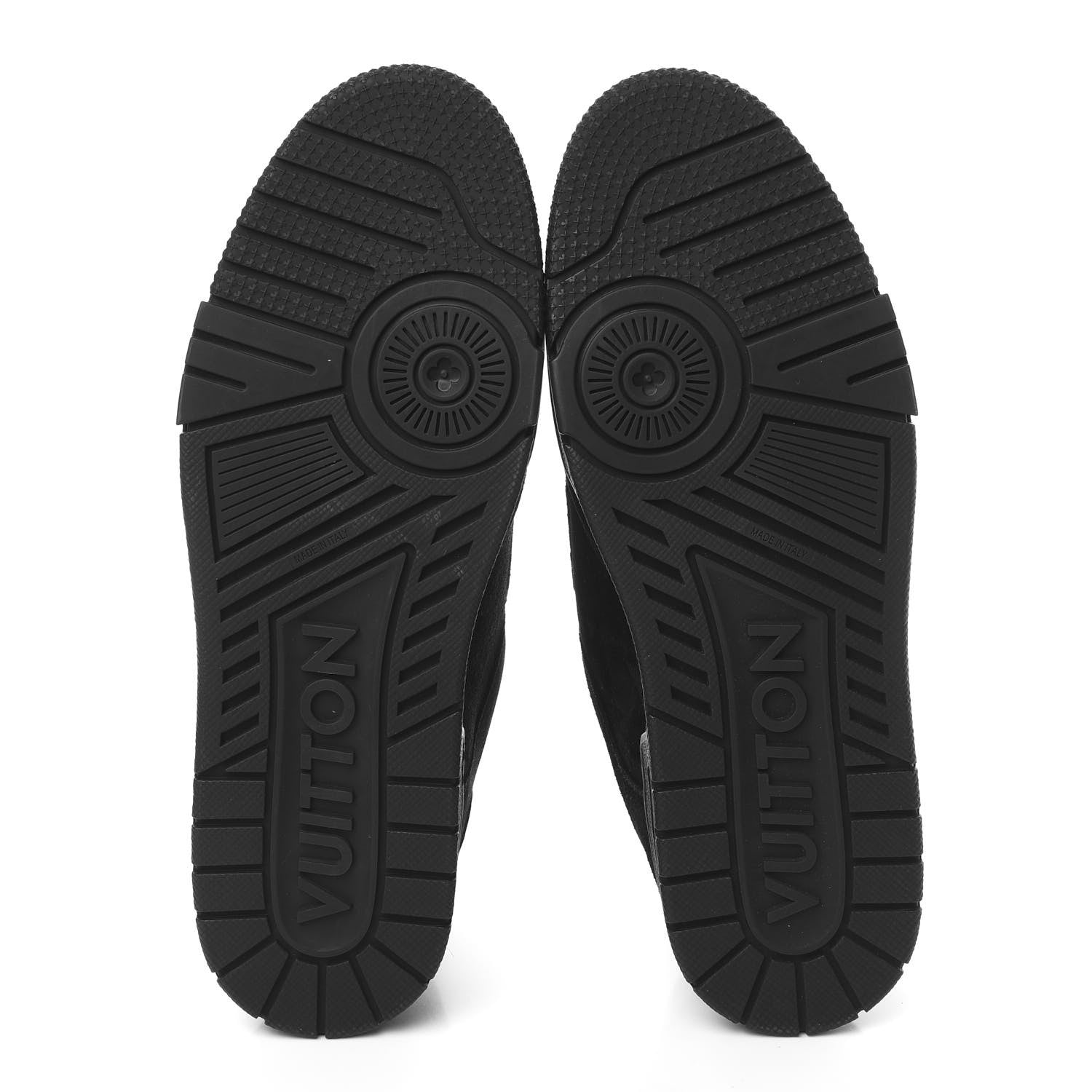 Louis Vuitton Suede Uniform Sneakers 9.5 Black 5 of 9