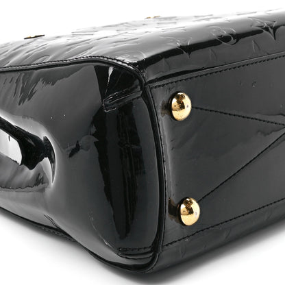 Louis Vuitton Vernis Montaigne BB Black 10 of 11