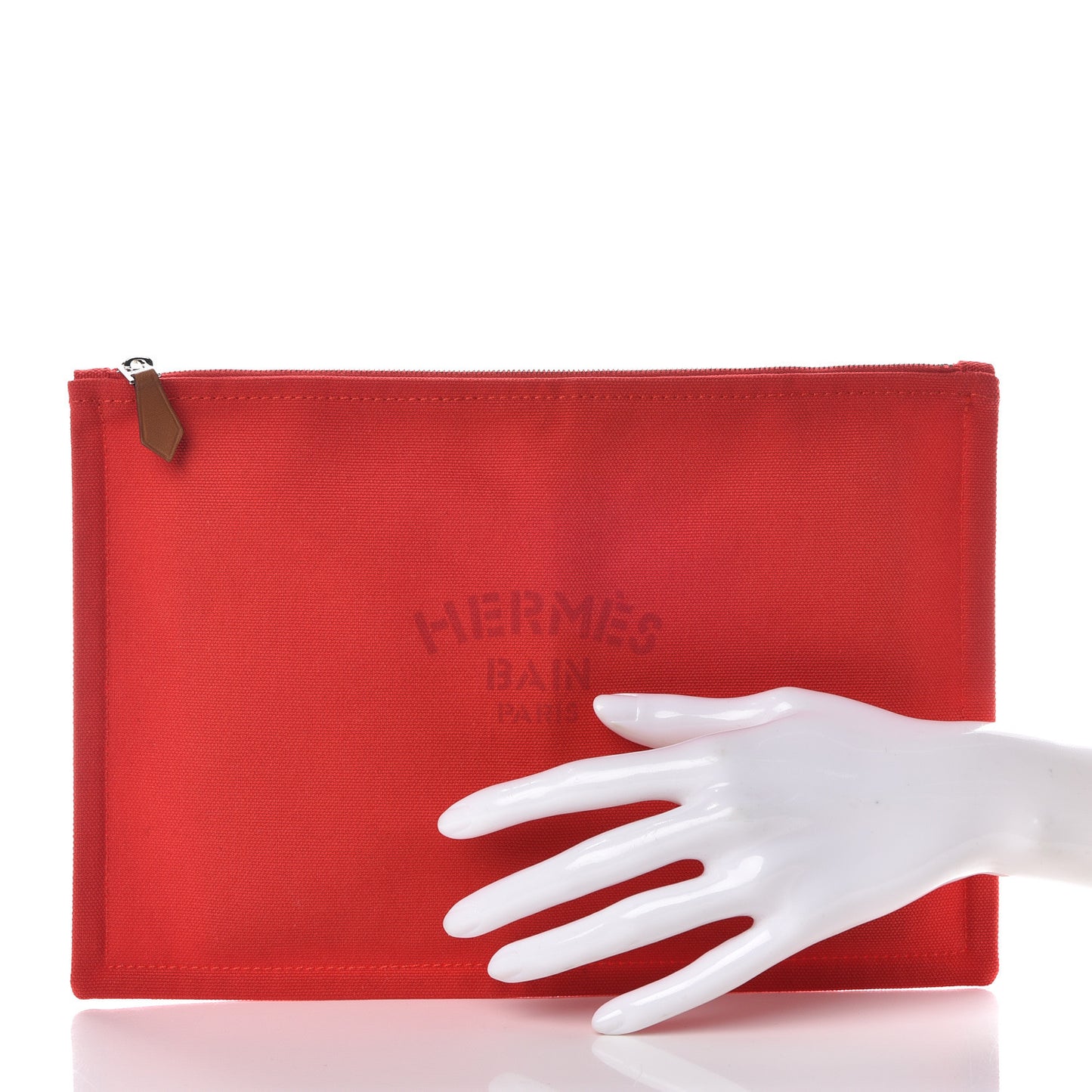 Toile Flat Yachting Pouch Rouge