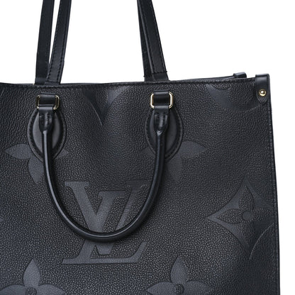 Louis Vuitton Empreinte Monogram Giant Onthego MM Black 6 of 7