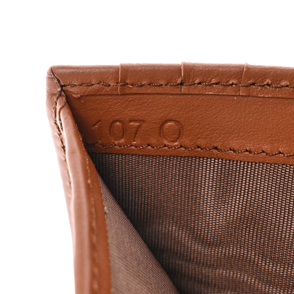 Prada Calfskin Small Triangle Wallet Cognac 8 of 9