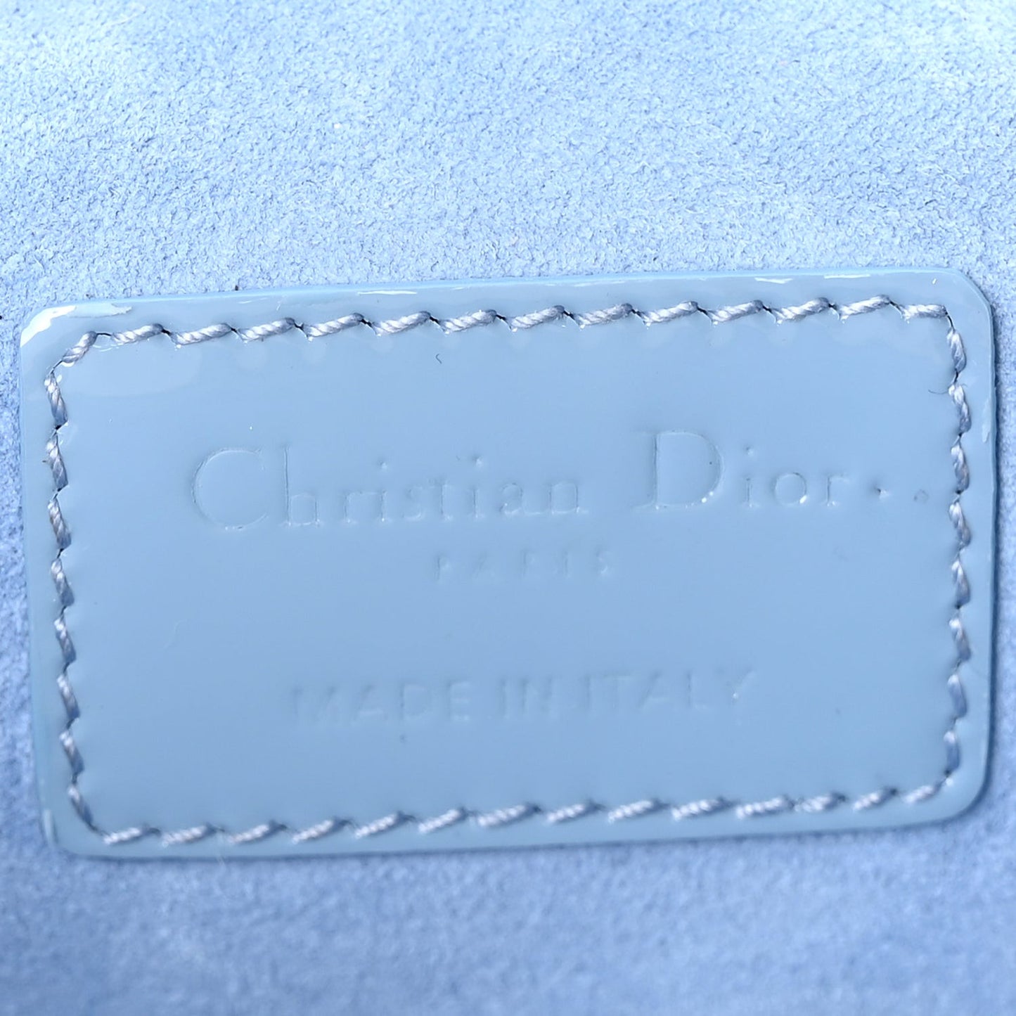 Patent Cannage Micro Vanity Case  Cornflower