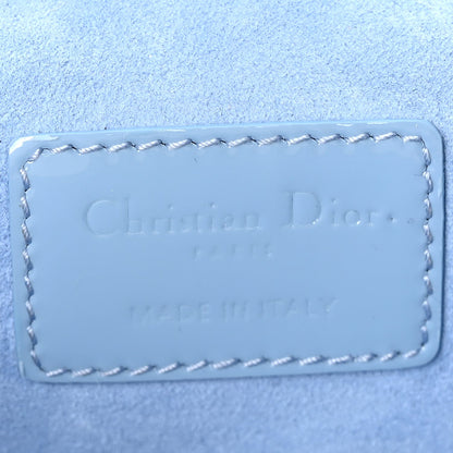 Christian Dior Patent Cannage Micro Vanity Case  Cornflower 5 of 8