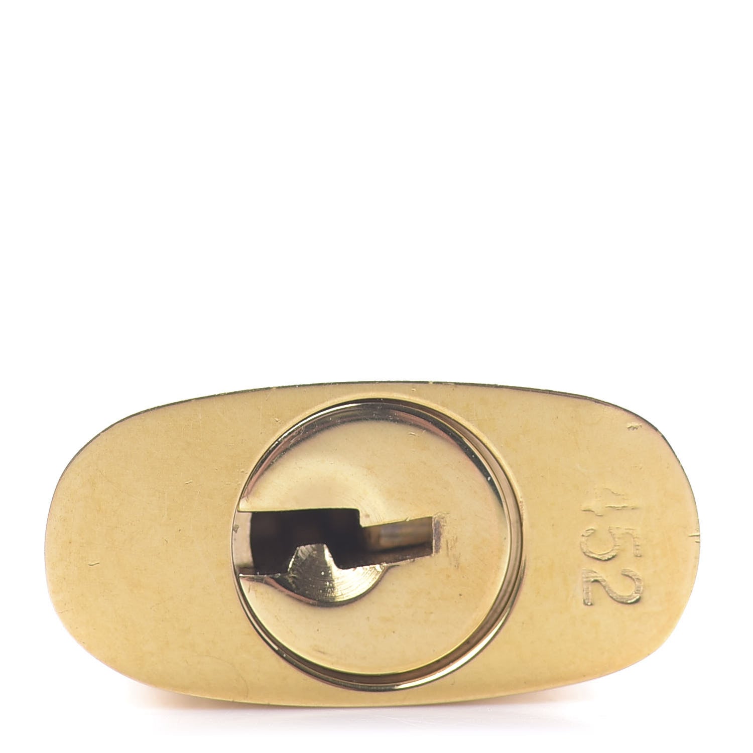 Louis Vuitton Brass Lock and 2 Keys Set #452 4 of 5