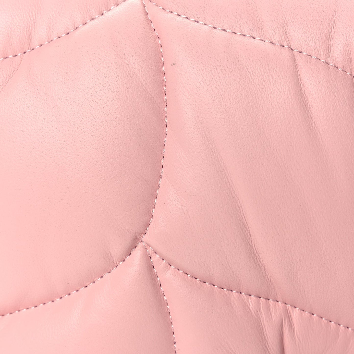Nappa Pillow Quilted Little Softie Bag Powder Rose