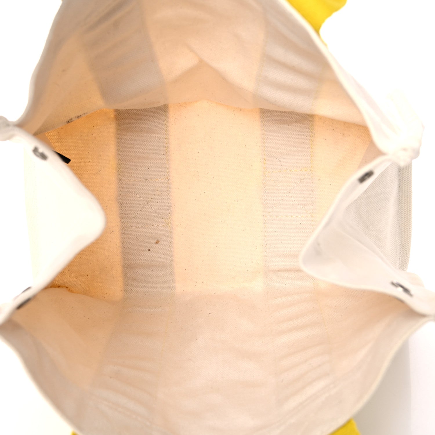 Hermes Canvas Fourre Tout PM Craie Lime 5 of 17