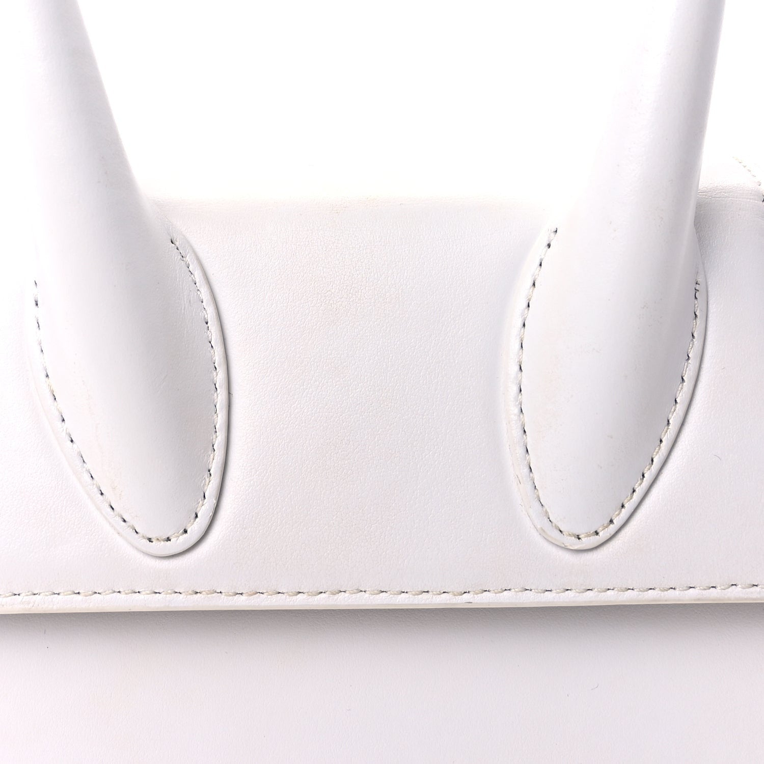 Jacquemus Smooth Calfskin Le Chiquito Moyen  White 6 of 8