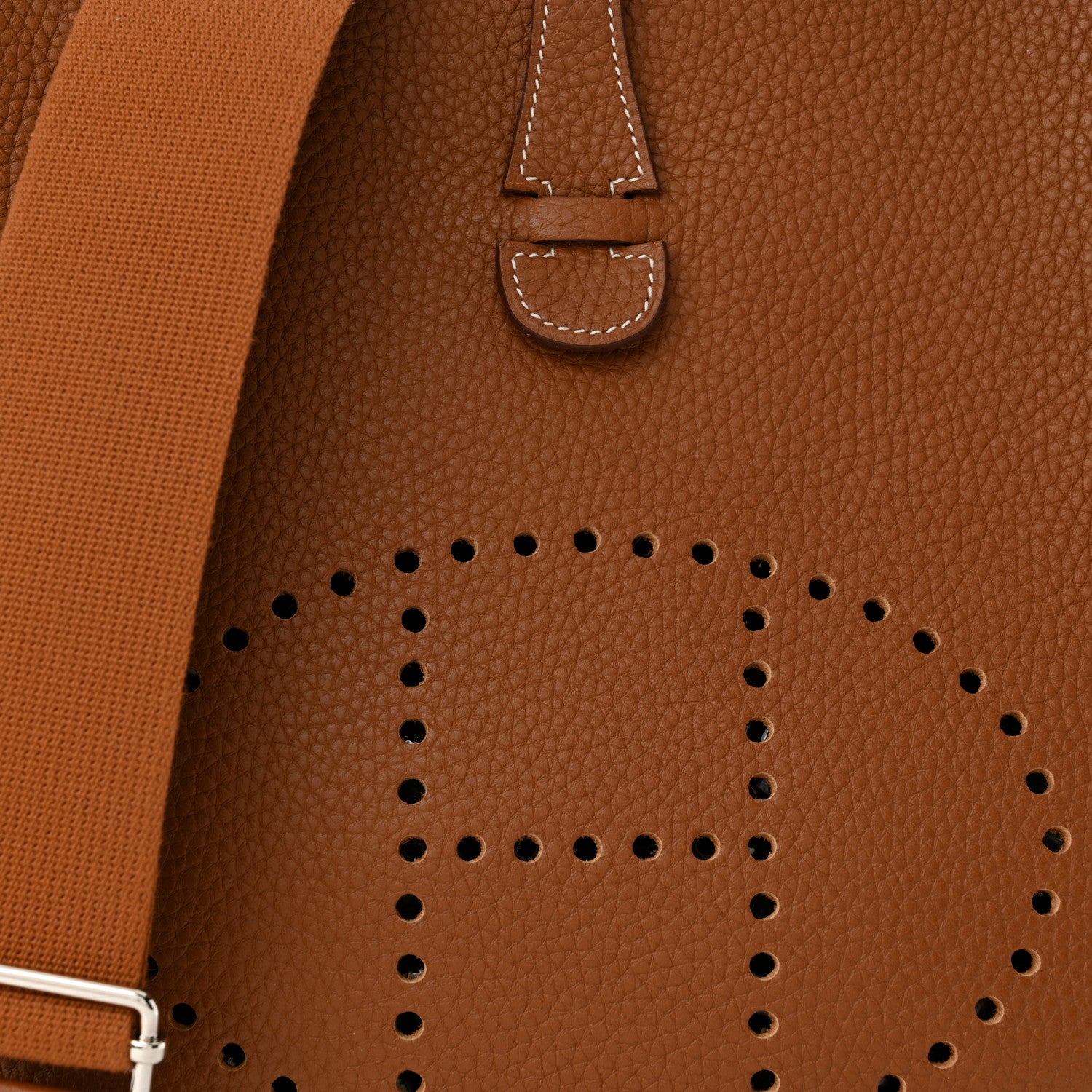 Hermes Taurillon Clemence Evelyne III PM Gold 8 of 11