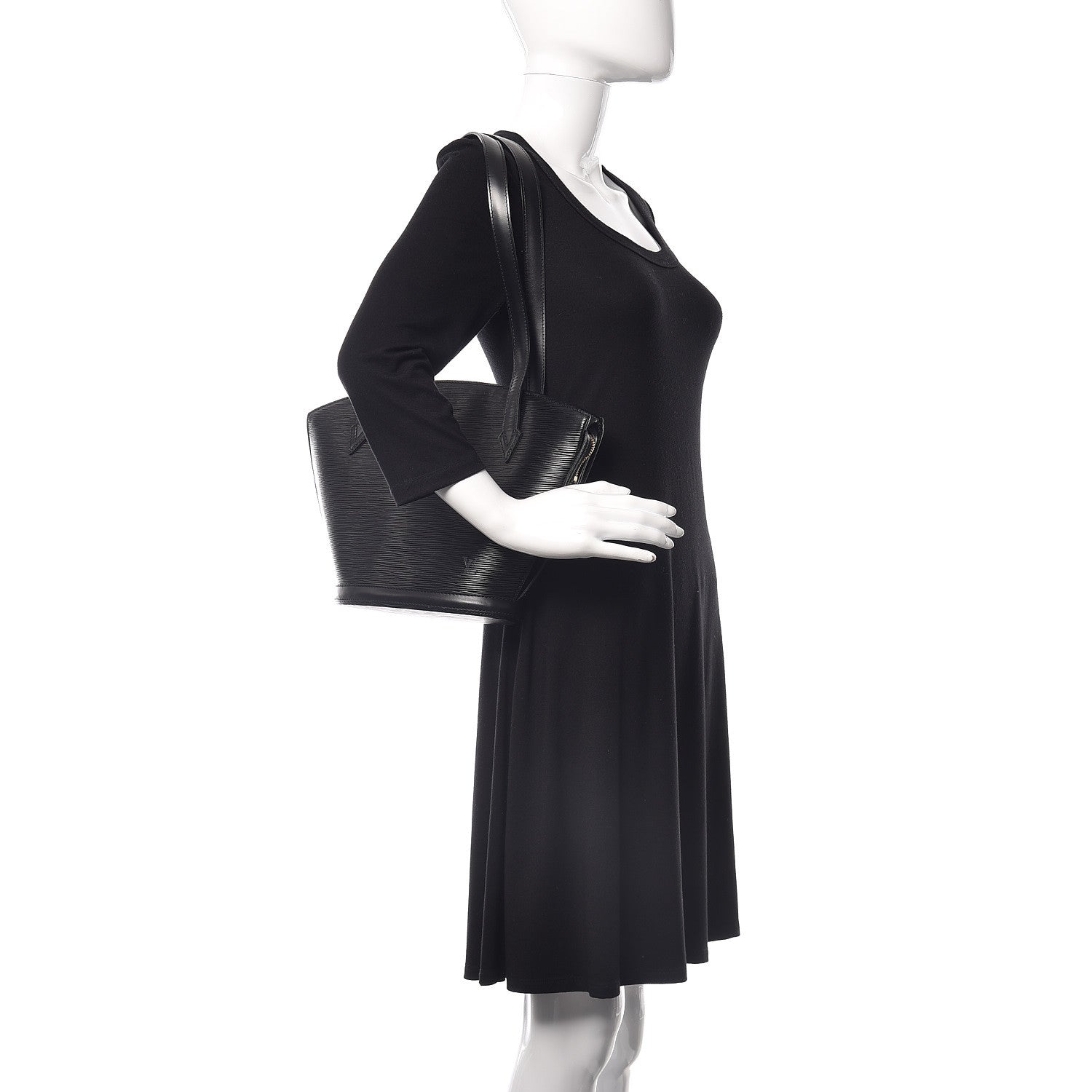 Louis Vuitton Epi Saint Jacques PM Black 2 of 10