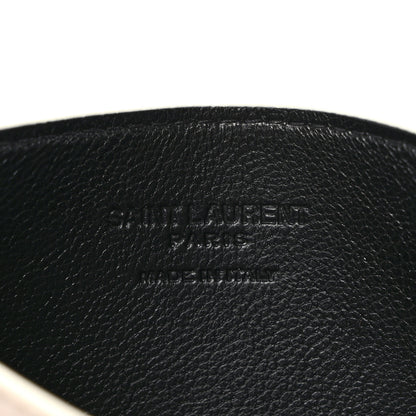 Saint Laurent Calfskin Pouch Card Holder White 6 of 6