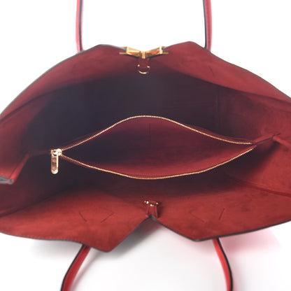 Louis Vuitton Calfskin Monogram Kimono Tote Cherry 5 of 9
