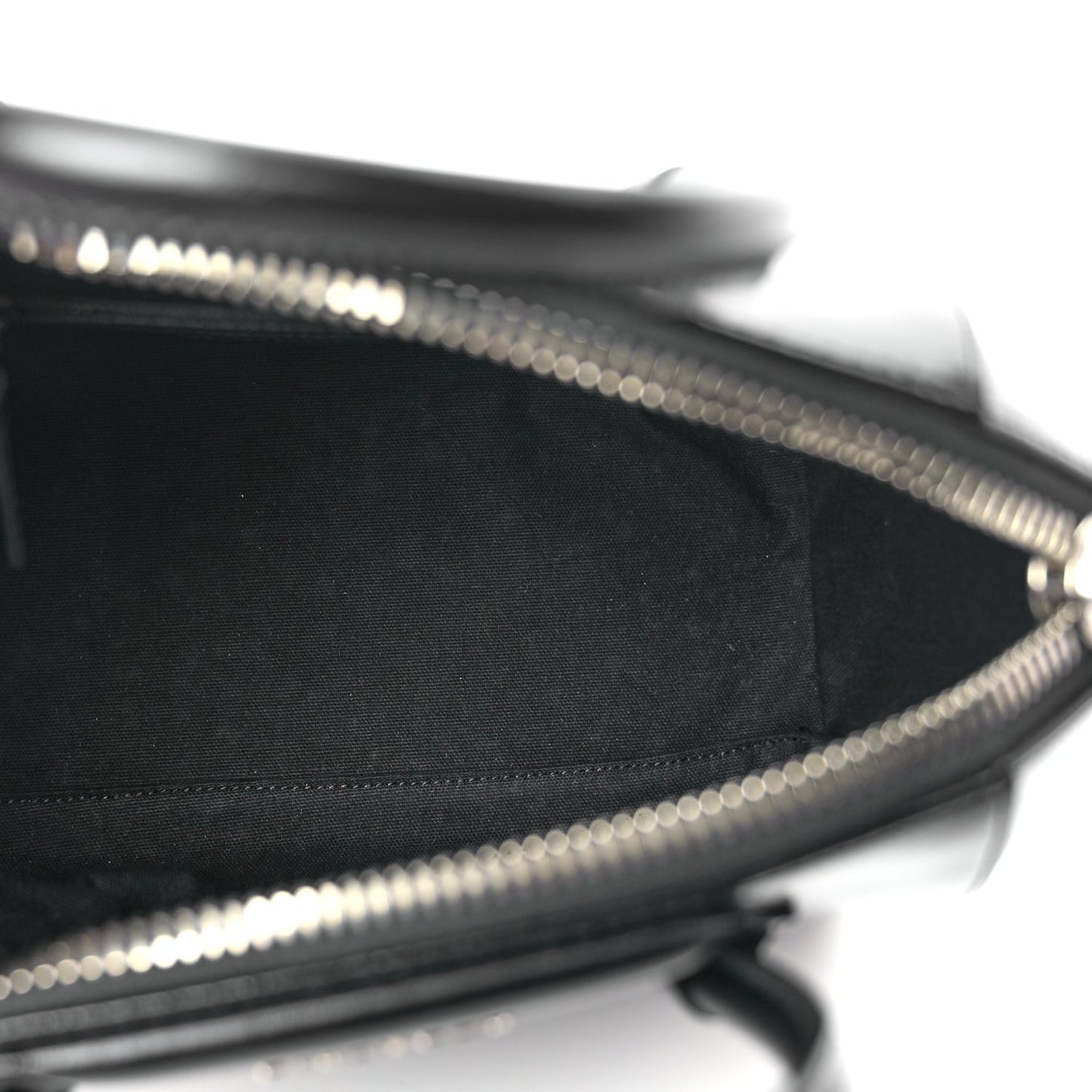 Shiny Lord Calfskin Small Antigona Black