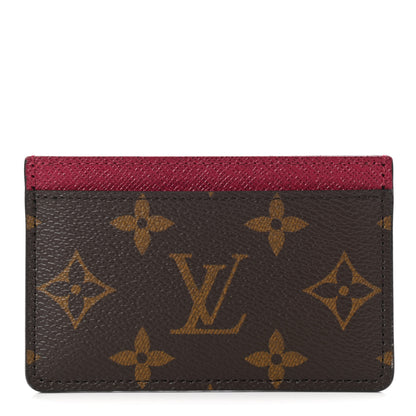 Louis Vuitton Monogram Card Holder Fuchsia 1 of 6