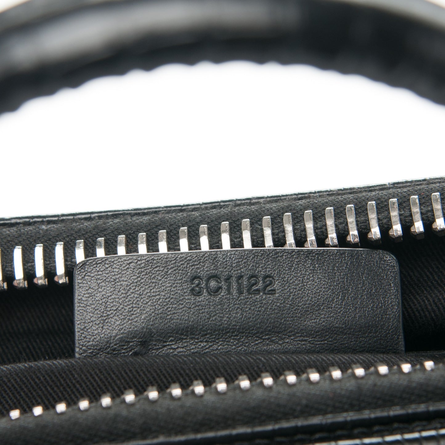 Calfskin Lizard Embossed Small Antigona Black