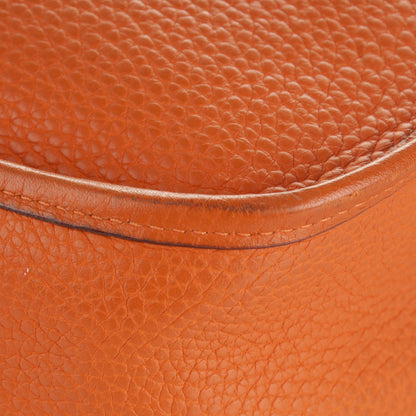 Hermes Togo Evelyne II PM Orange 9 of 10