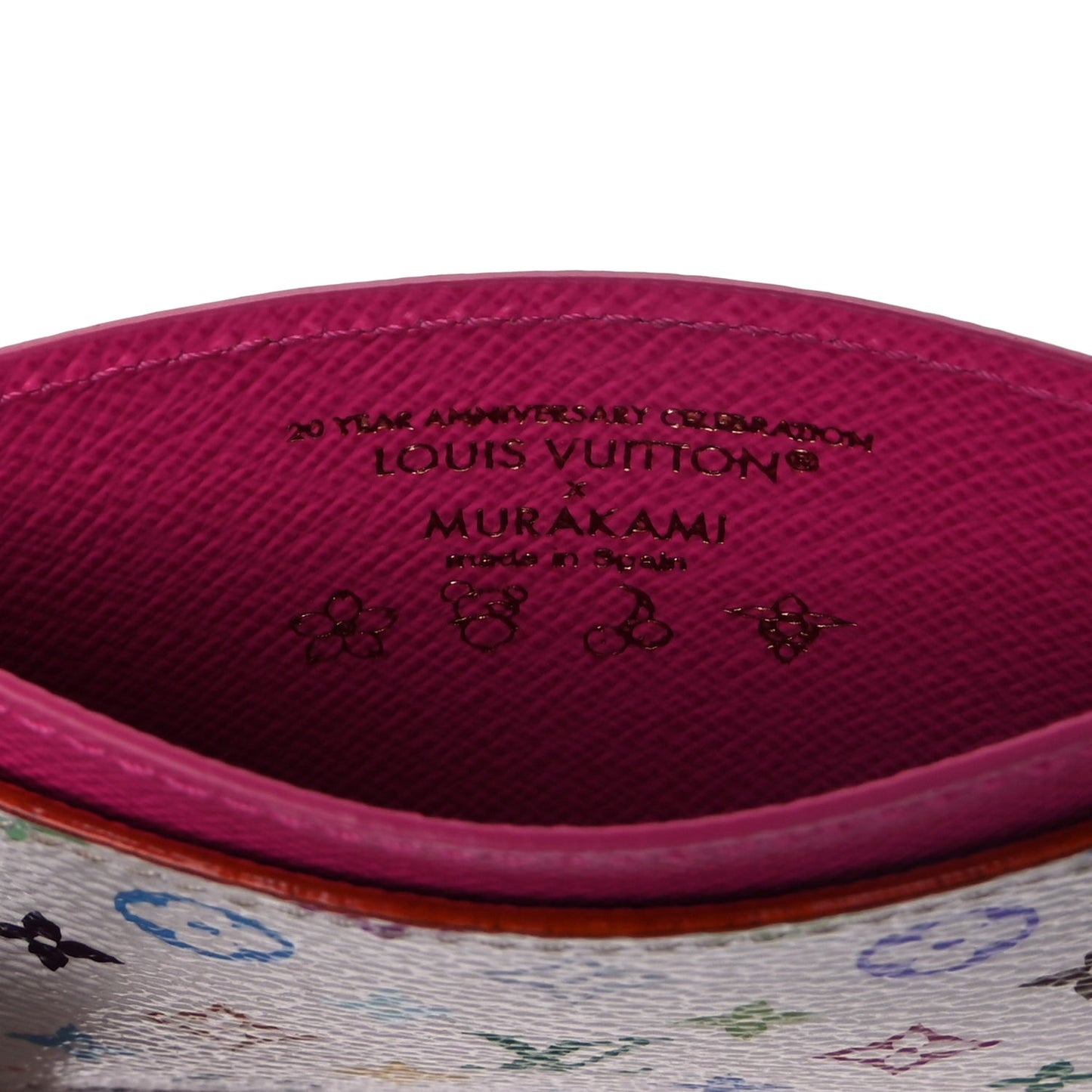 LV X TM Monogram Multicolor Card Holder Kawaii Pink