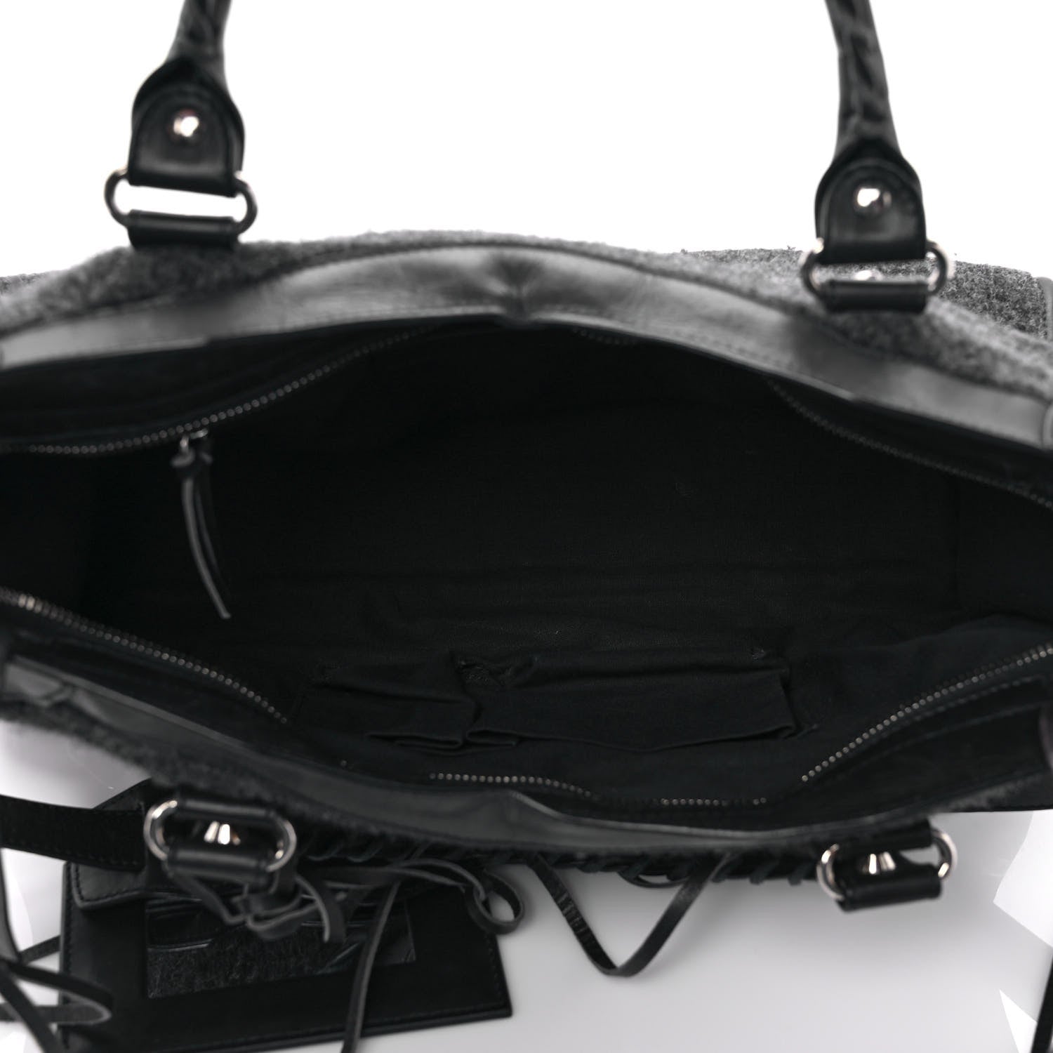 Balenciaga Alpaca Calfskin Classic Silver Hardware City Black 5 of 11